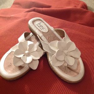 COPY - Born Concept White Flower Sandal